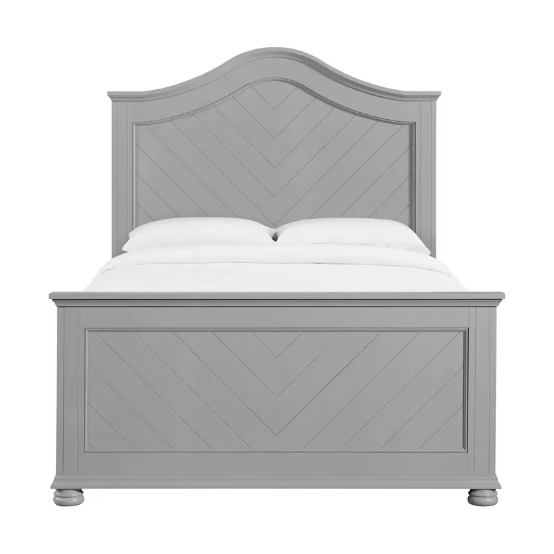 Kona Full Panel Bed in Grey