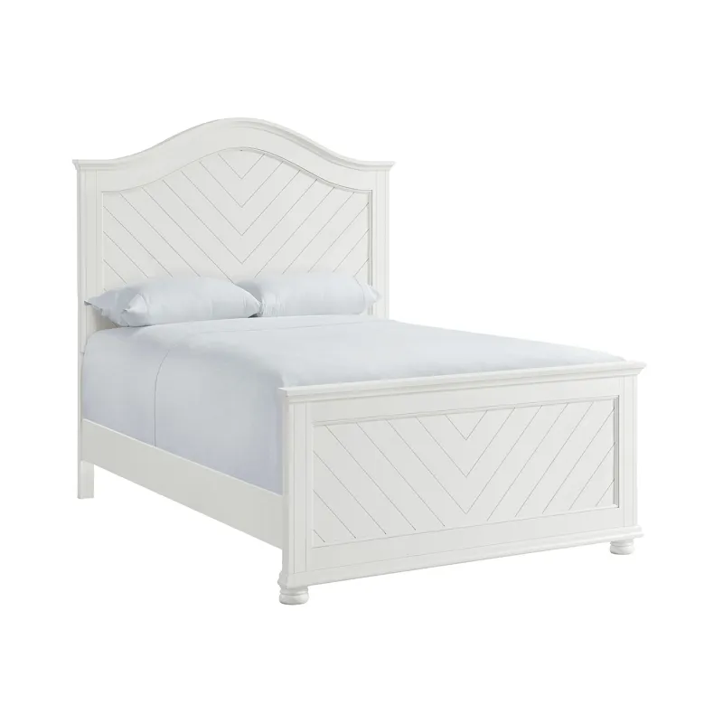 Kona Full Panel Bed in White
