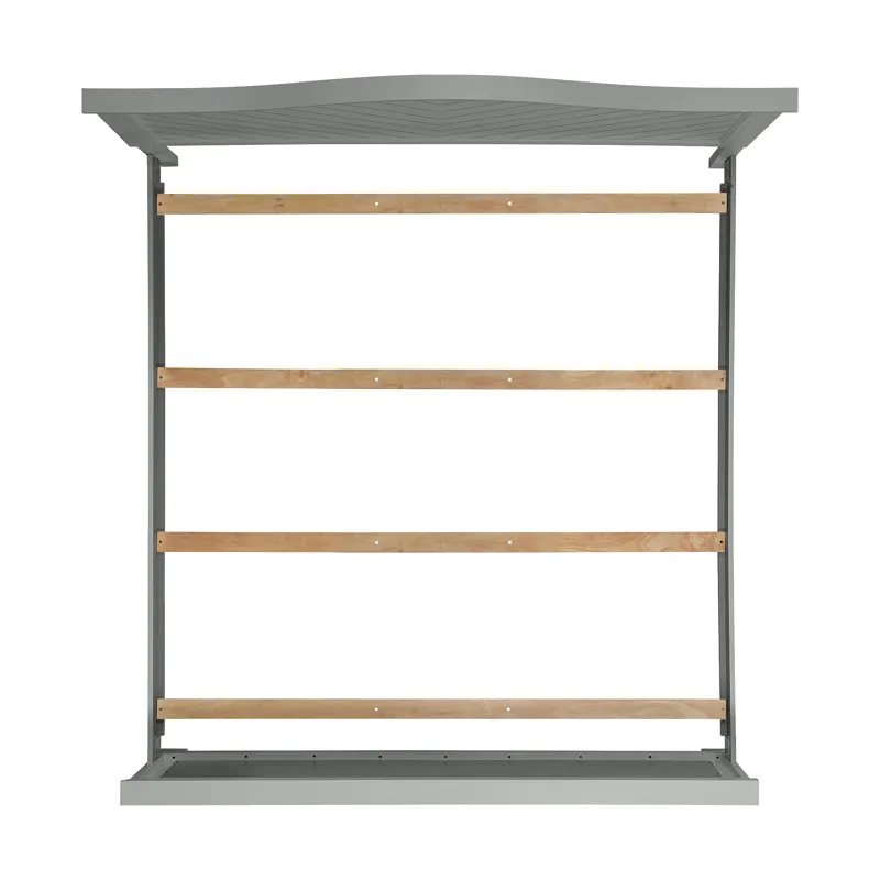 Kona King Panel Bed in Grey