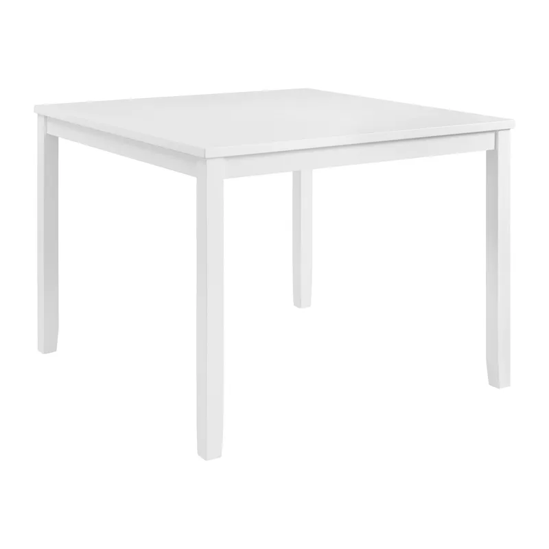 Kona Square Counter Table in White