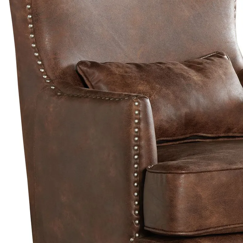 Kori (724) Chair w/Chrome Nails In Sierra Toffee