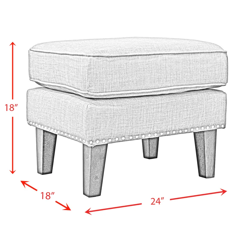 Kori Ottoman In Heirloom Berry (ISTA 3)