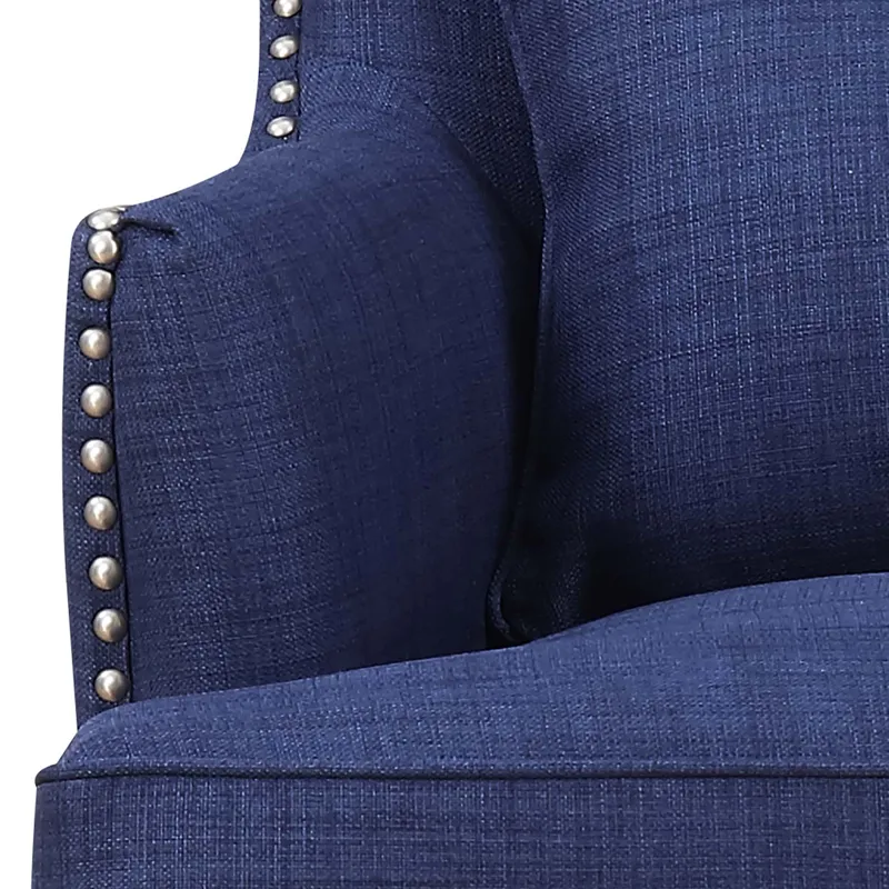 Kori 724 Chair W/Chrome Nails Heirloom Blue