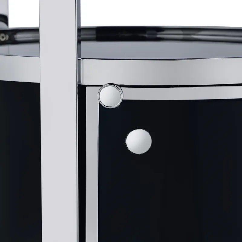 Lalia Wine Rack (FA) with LED in Black