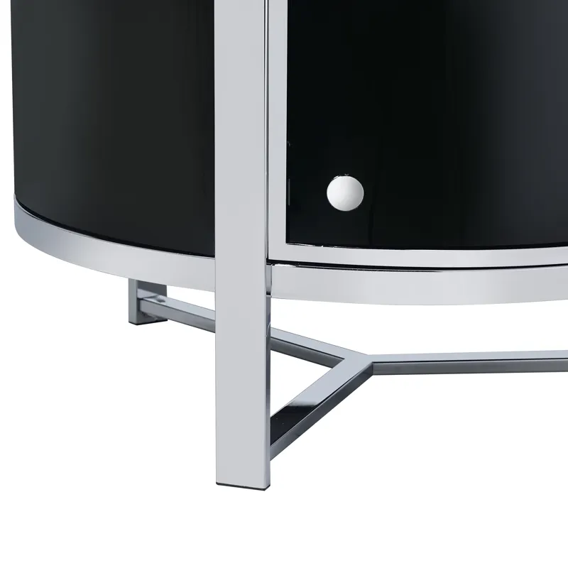 Lalia Wine Rack (FA) with LED in Black