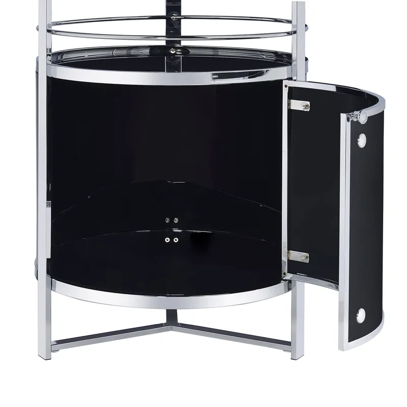 Lalia Wine Rack (FA) with LED in Black