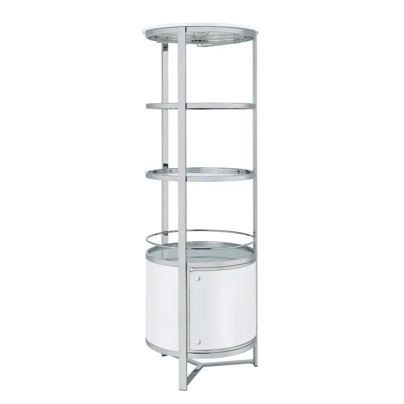 Lalia Wine Rack (FA) with LED in White