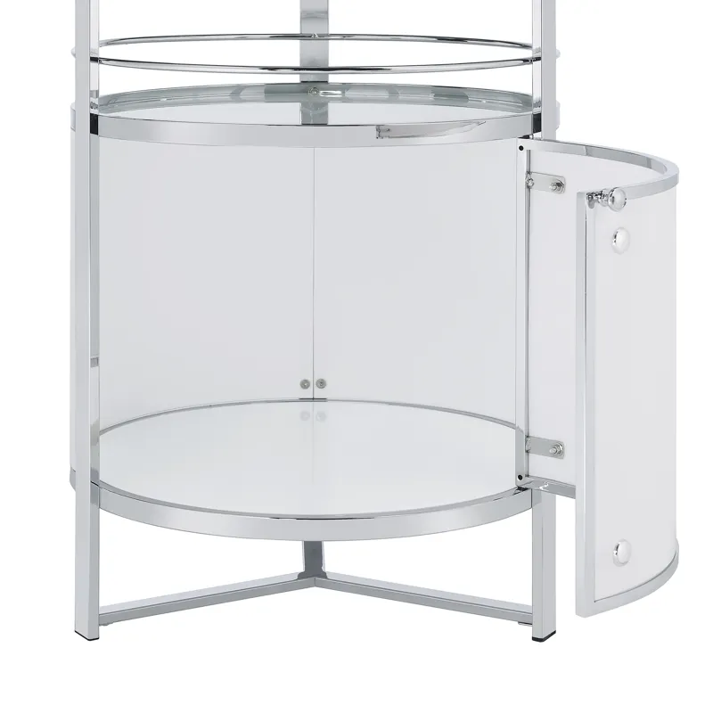 Lalia Wine Rack (FA) with LED in White