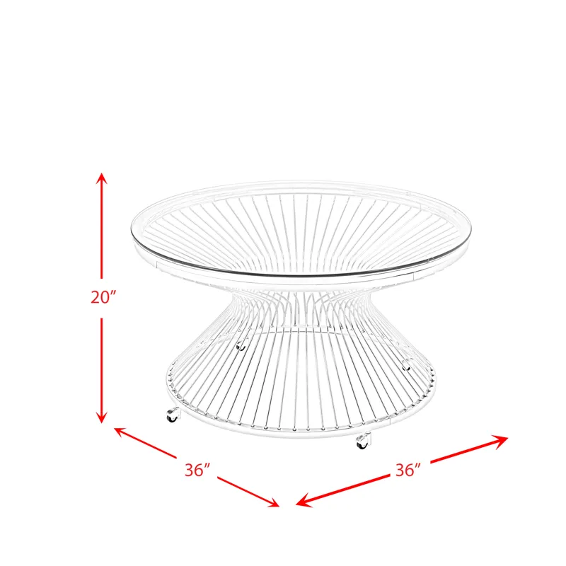 Lavinia Gold Coffee Table \"10MM\"