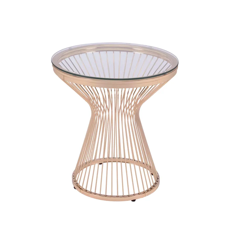 Lavinia Gold End Table \"10MM\"