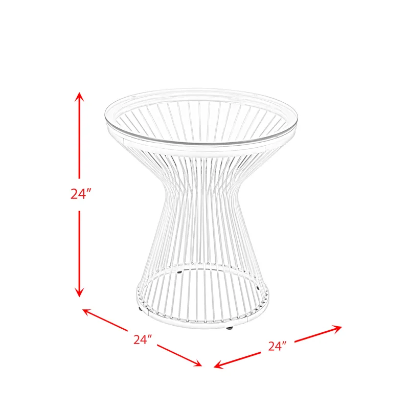 Lavinia Gold End Table \"10MM\"