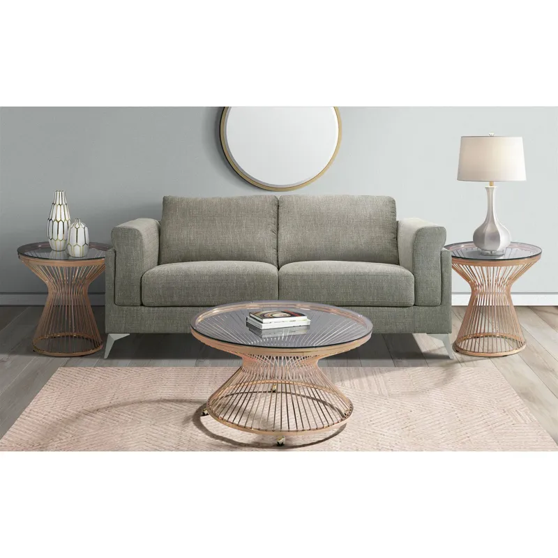 Lavinia Gold End Table \"10MM\"