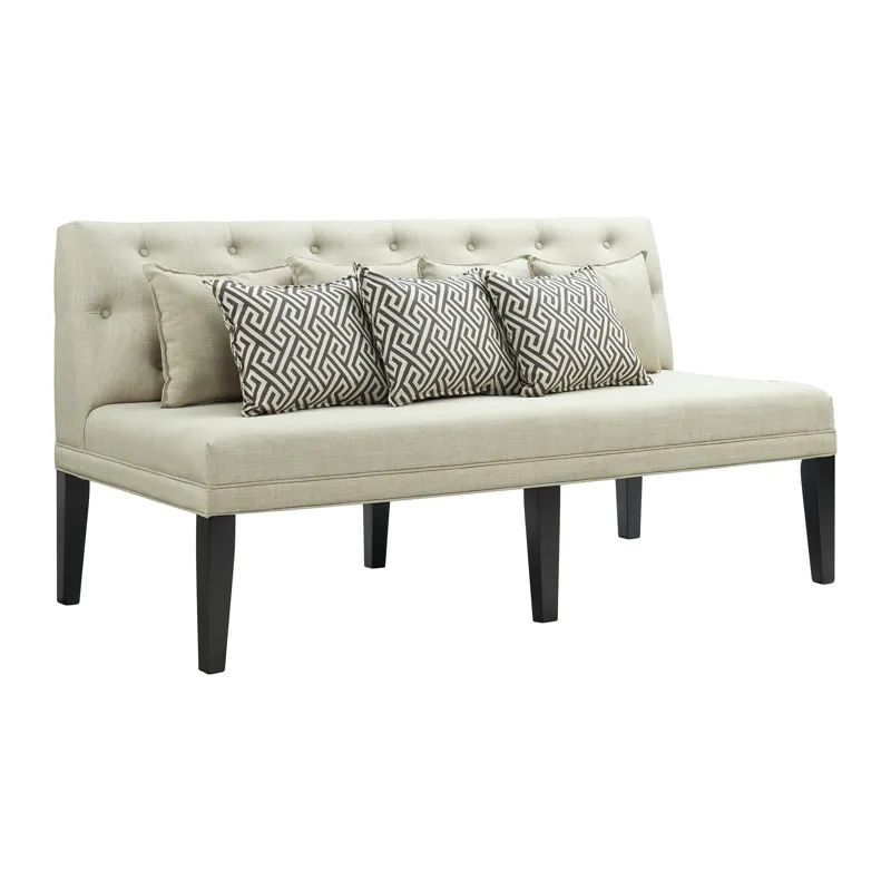 Maddox Dining Sofa w/Seven Pillows