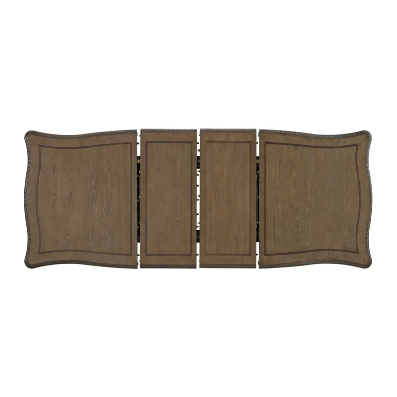 Madison Park Rectangular Dining Table with 2 18\" Leaves in Walnut