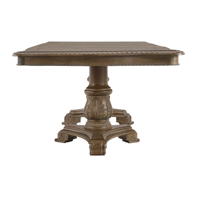 Madison Park Rectangular Dining Table with 2 18\" Leaves in Walnut
