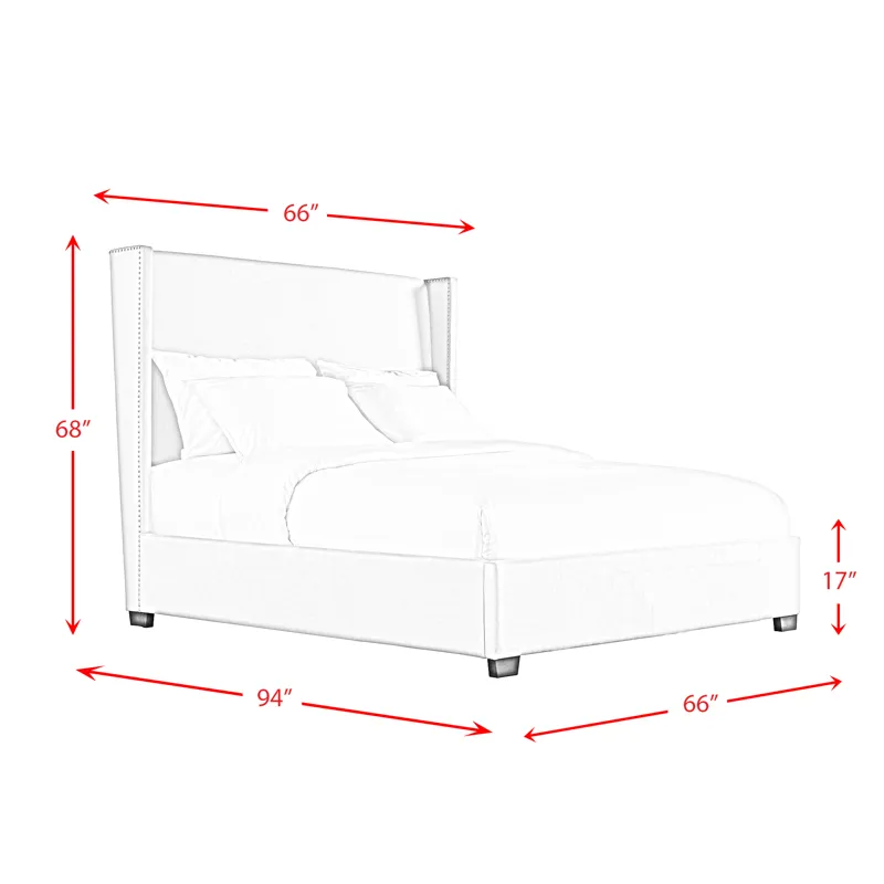Harper Magnolia Queen Bed Boulder Sand