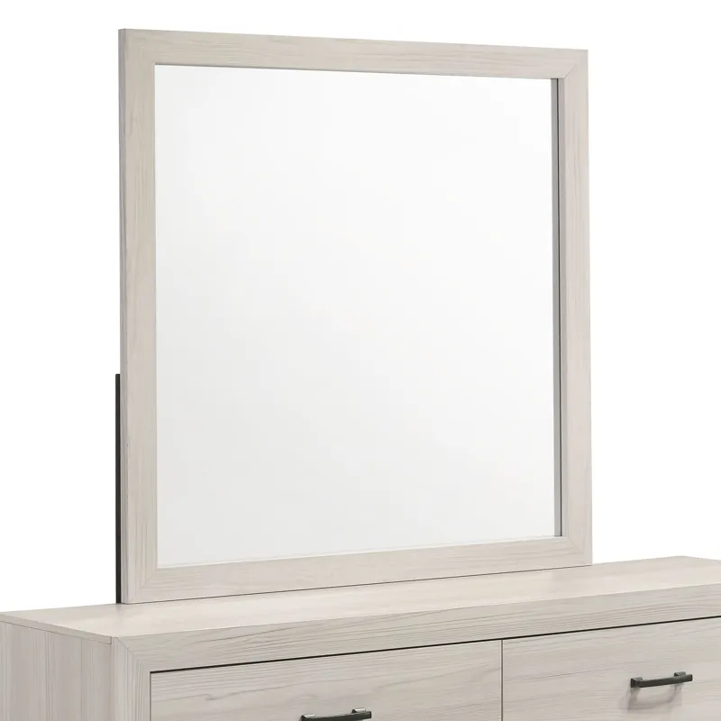 Makayla Dresser and Mirror in Natural