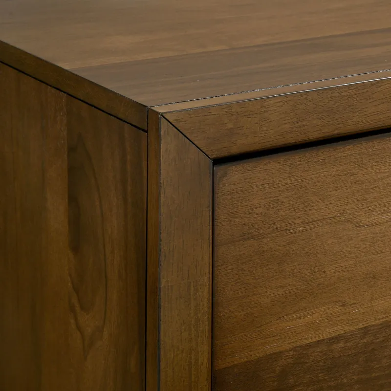 Malibu 5-Drawer Chest in Walnut
