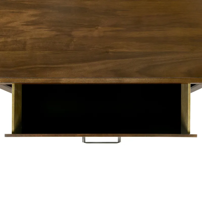 Malibu 5-Drawer Chest in Walnut