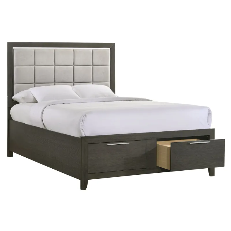 Malika Queen Storage Bed