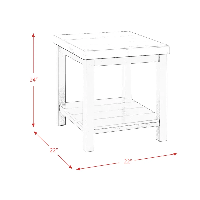 Marcello w/ White Top - End table