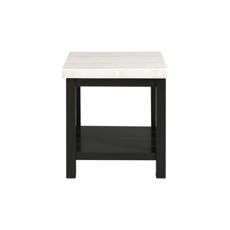 Marcello White End Table ISTA3 Packaging