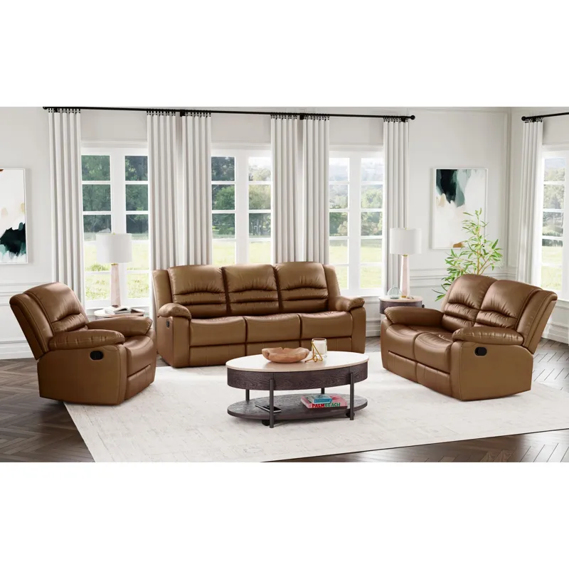 Marisol Motion Sofa in Aviarah Camel