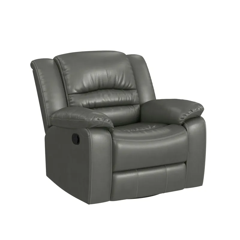 Marisol Motion Recliner with Glider Swivel in Aviarah Grey