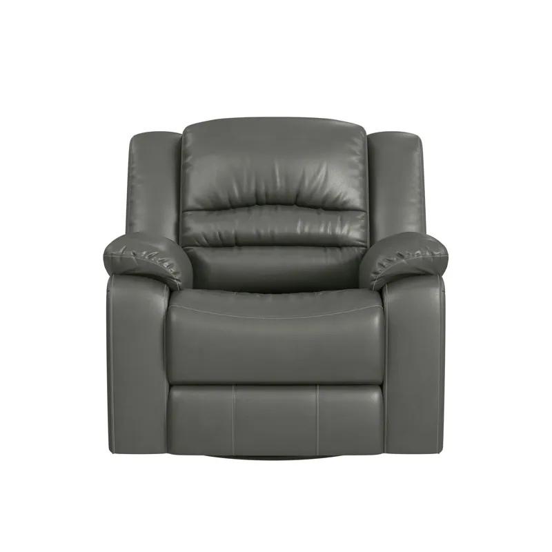 Marisol Motion Recliner with Glider Swivel in Aviarah Grey