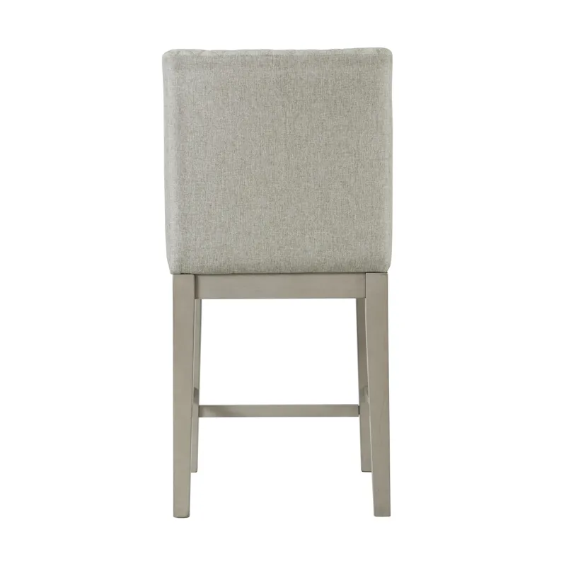 Marly Counter Side Chair W/ Diamond Back in Grey (2 Per Carton)