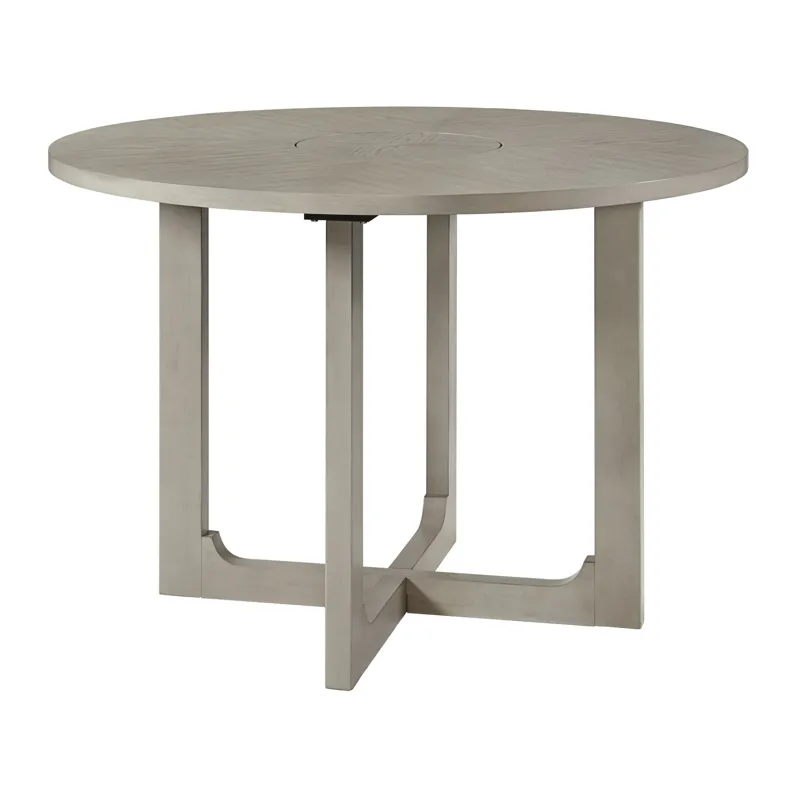Marly Round Counter Table W/ Lazy Susan in Grey