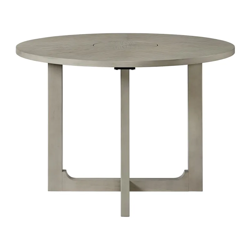 Marly Round Counter Table W/ Lazy Susan in Grey
