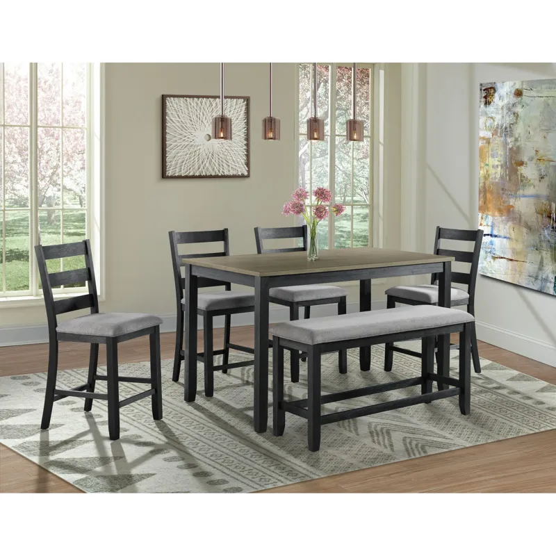 Martin 6 PC Counter Set (Black Base)