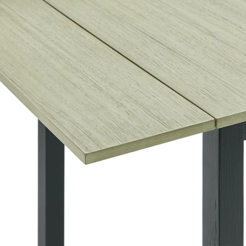 Martin 3 pc Drop Leaf Dining Set (Black Base)