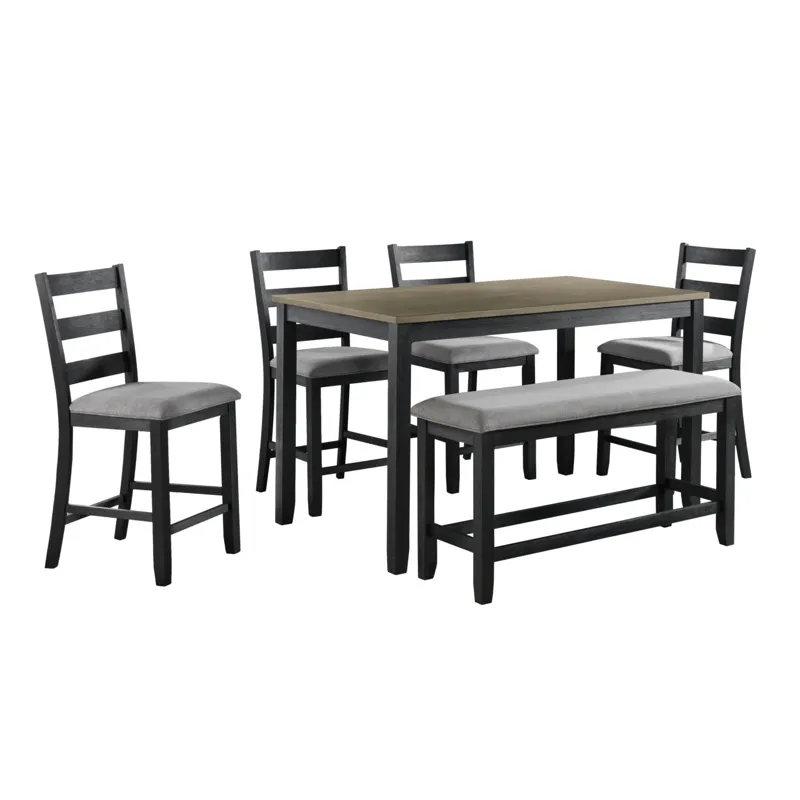 Martin 6 PC Counter Set (Black Base)