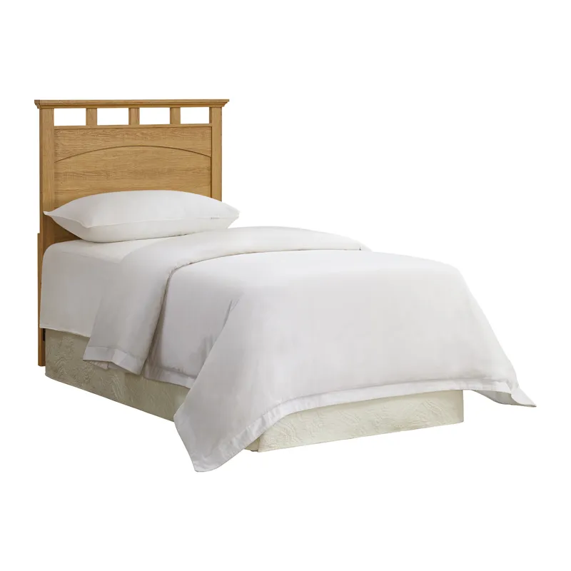 Matias Bedroom Set with Twin Headboard, Dresser, Mirror & Nightstand in Brown