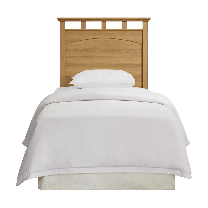 Matias Bedroom Set with Twin Headboard, Dresser, Mirror & Nightstand in Brown