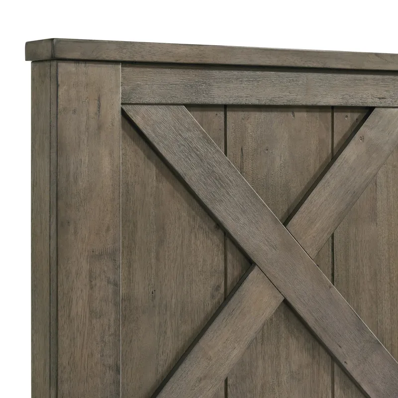 Maverick King Bed Grey