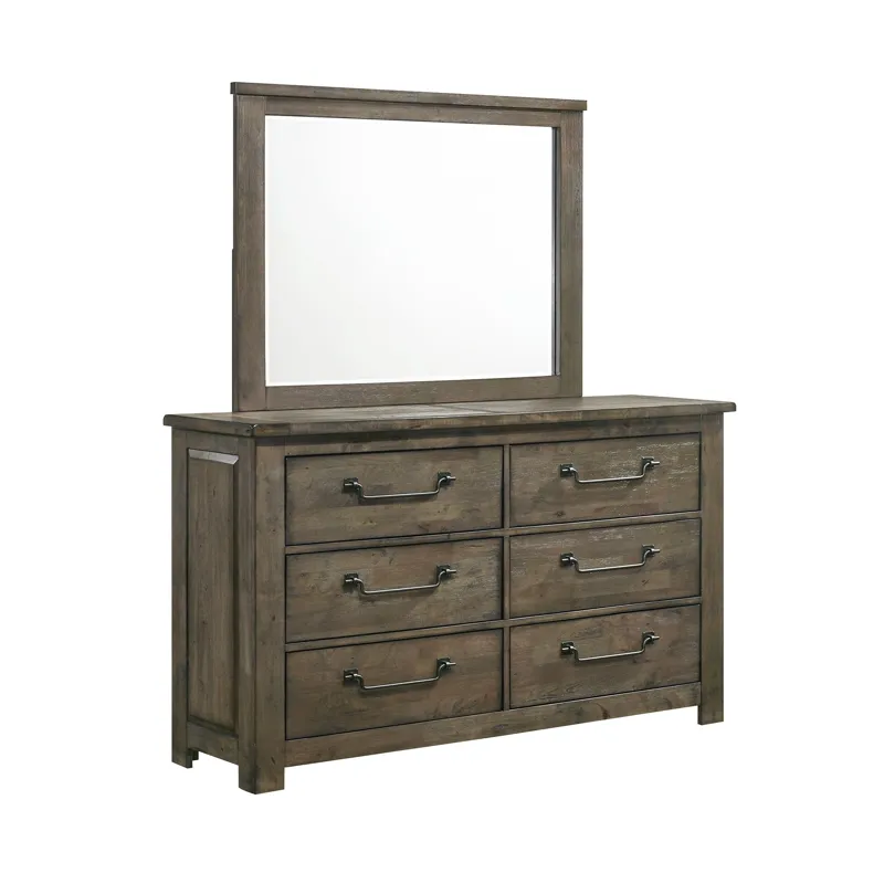 Maverick Dresser & Mirror Grey
