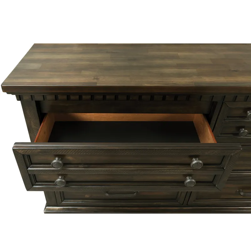 McCabe 7-Drawer Dresser with Mirror Set