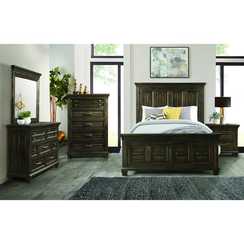 McCabe 7-Drawer Dresser with Mirror Set