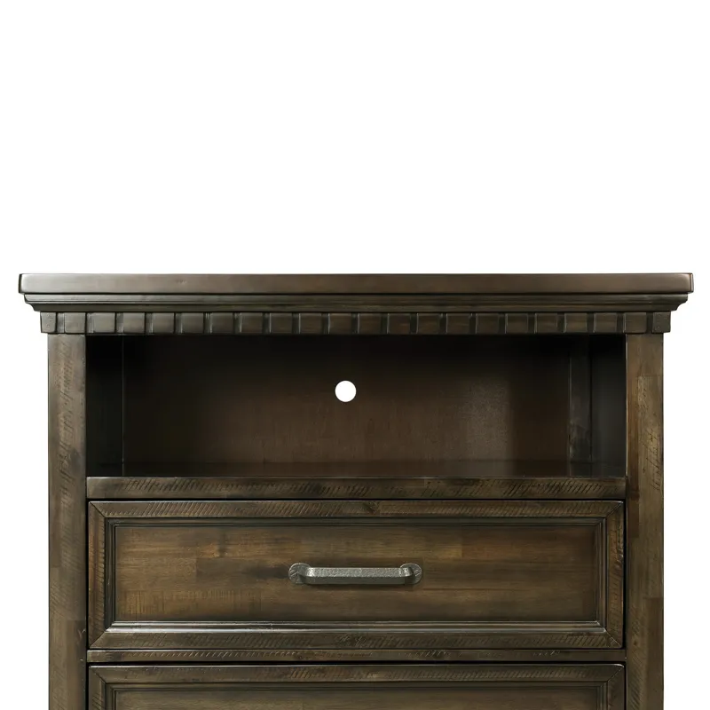 McCoy TV Chest in Charcoal