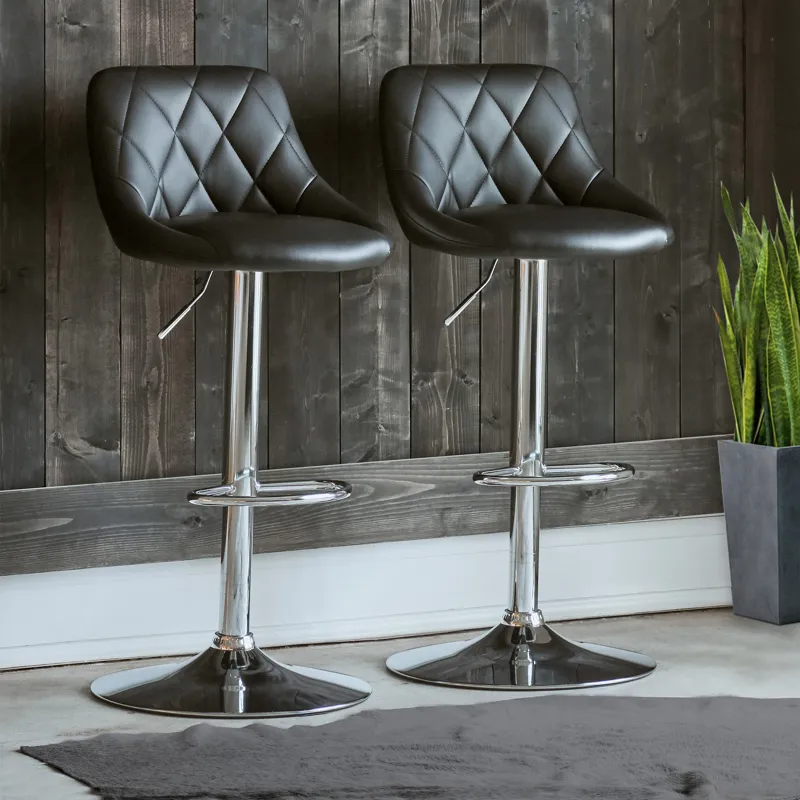 Melissa (D235-4) Black Bar Stool (2 Per Carton)
