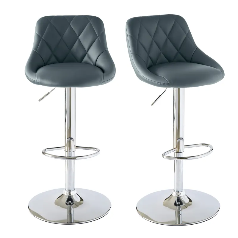 Melissa (D235-4) Grey Bar Stool (2 Per Carton)