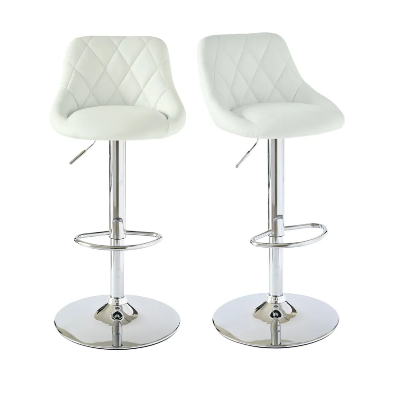 Melissa (D235-4) White Bar Stool (2 Per Carton)