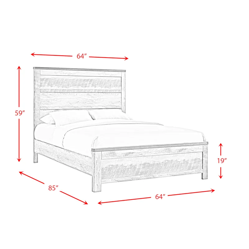 Millers Cove Queen Panel Bed
