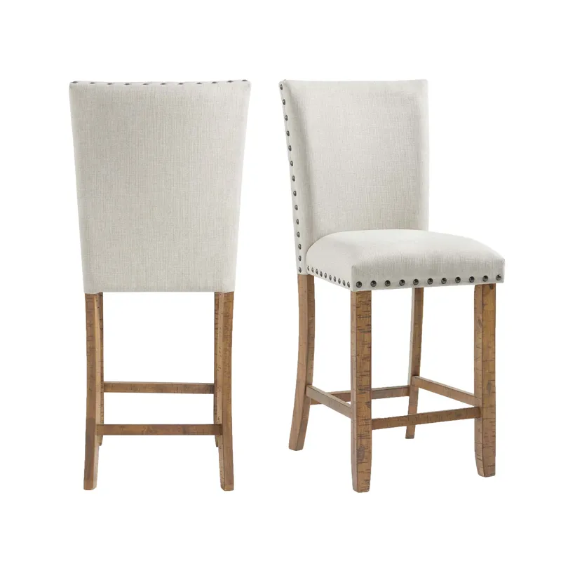 Montana Parson Chair With Nailhead Natural (2 Per Carton)