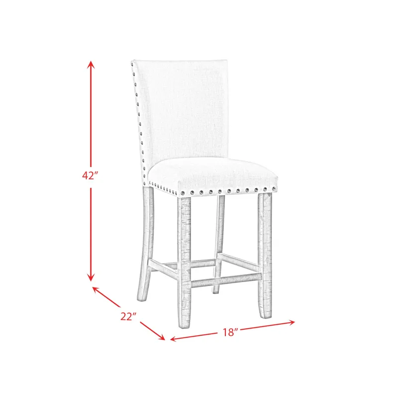 Montana Parson Chair With Nailhead Natural (2 Per Carton)
