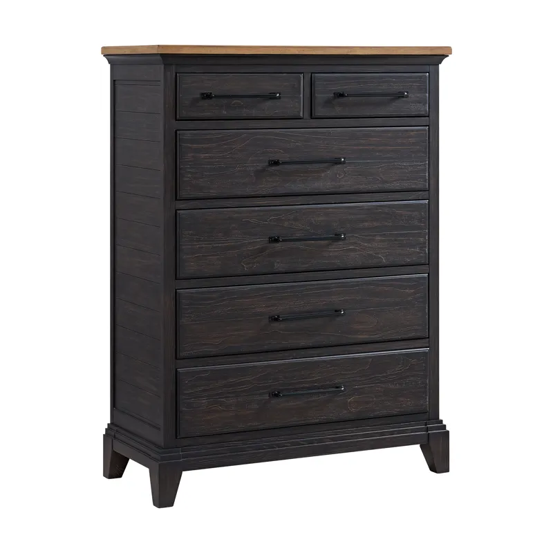 Montrose Chest in Espresso & Brown