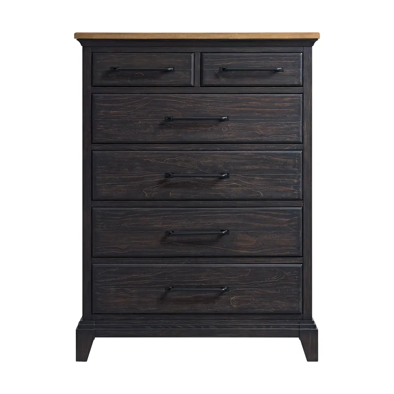 Montrose Chest in Espresso & Brown